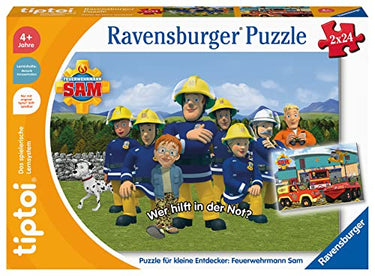 Ravensburger tiptoi Puzzle 00139 Puzzle für kleine Entdecker: Feuerwehrmann Sam, Kinderpuzzle für Kinder ab 4 Jahren, für 1 Spieler im Sale